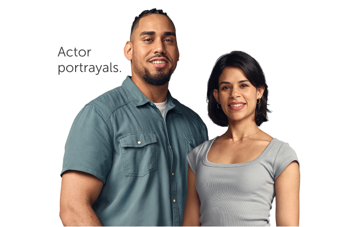 Two Hispanic or Latinx people representing populations impacted by HIV.